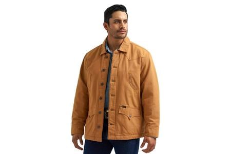 MENS BARN COAT FLANNEL LINED
