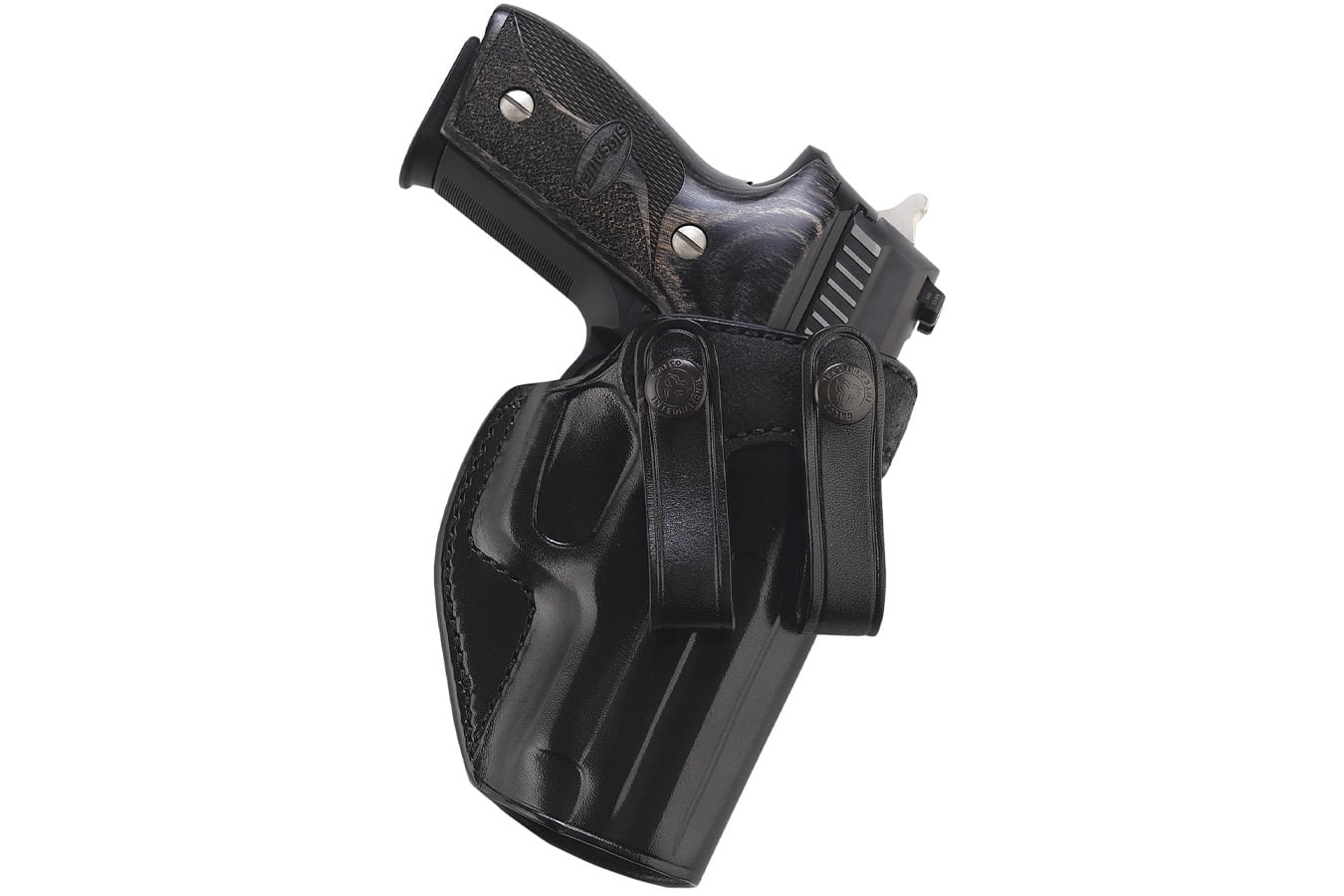 Galco Summer Comfort IWB Black Leather Holster for Browning Hi-Power/Springfield SA-35/Girsan MC P35