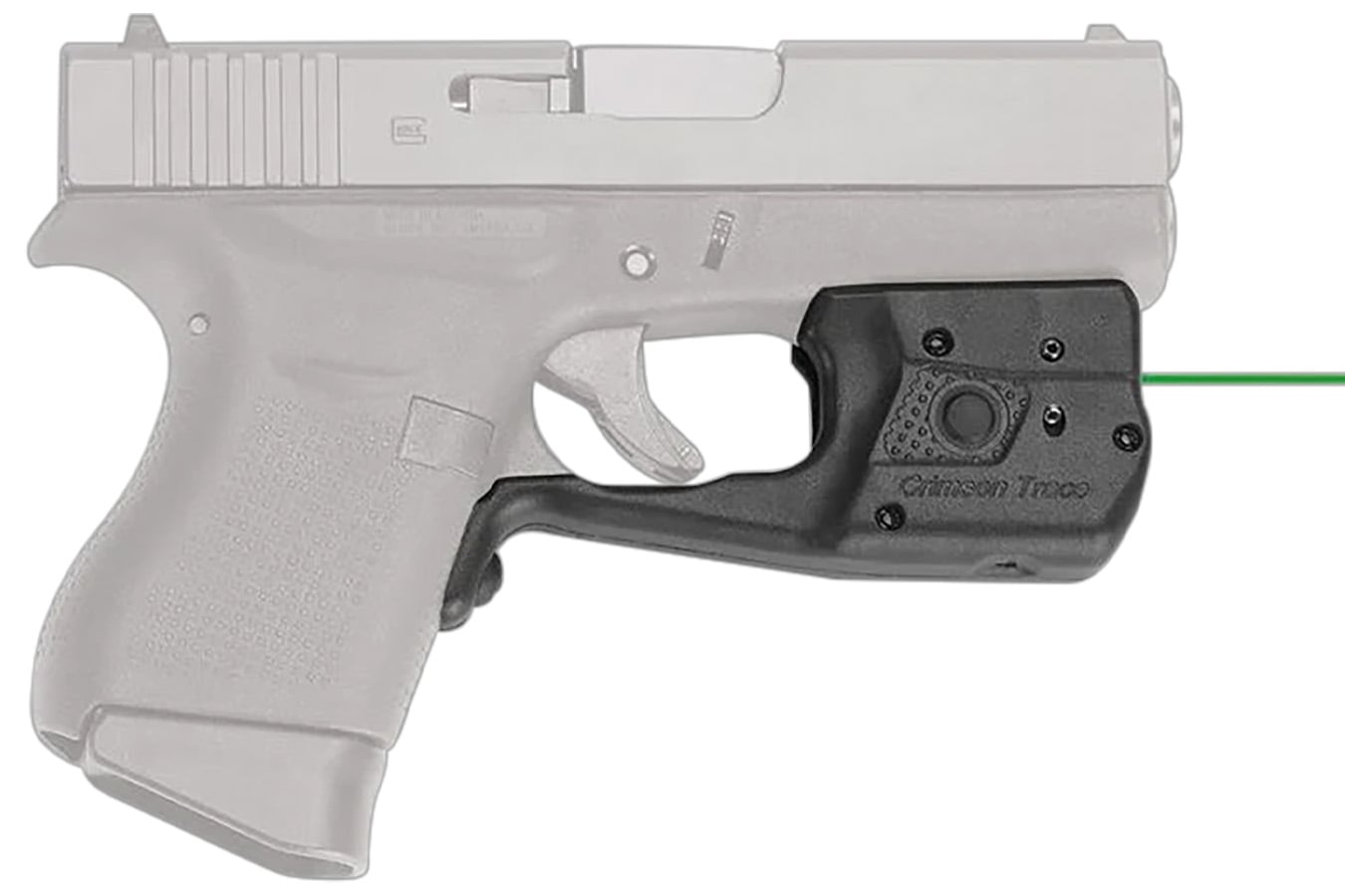 Crimson Trace Laserguard Pro Compatible w/Glock 42/43/43X/48, Green Laser/White Light