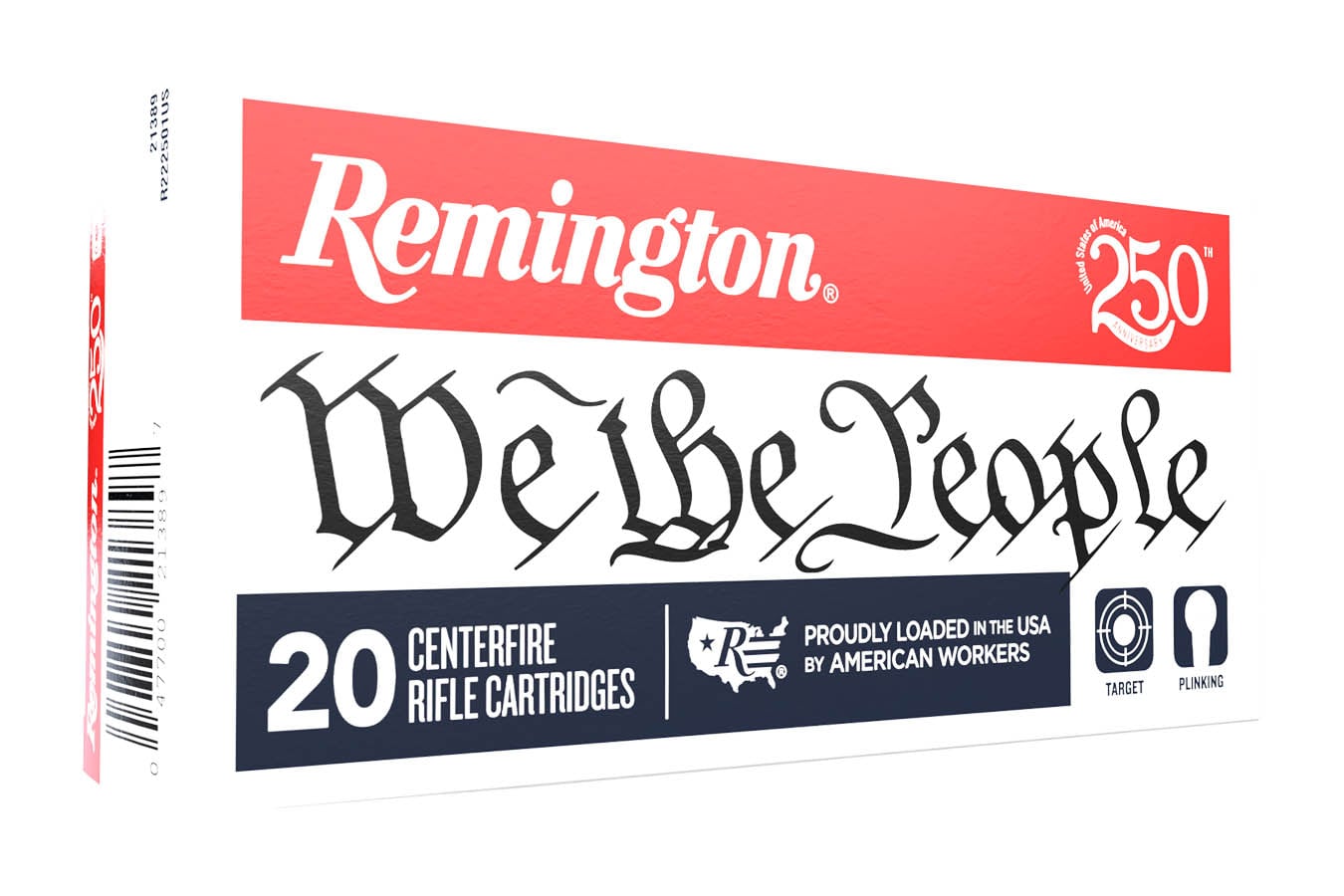 Remington 22-250 Remington 55gr PSP We The People 20/Box