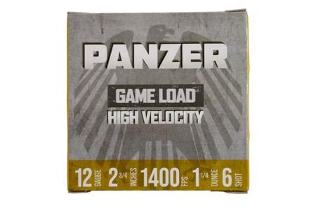 GAME LOAD 12 GAUGE, 2 3/4, 6 SHOT, 1 1/4 OZ, 1400 FPS, HIGH VELOCITY SHOTGUN 