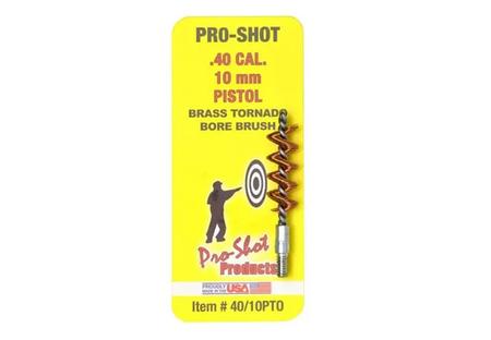 PROSHOT 40/10PTO TORNADO BORE BRUSH    40/10M PSTL