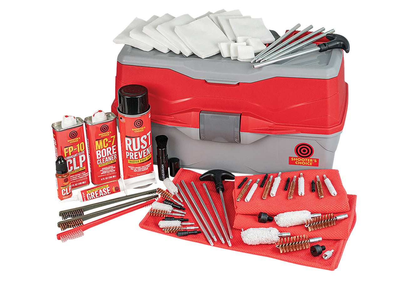 Shooters Choice Bullseye Box Universal Cleaning Kit