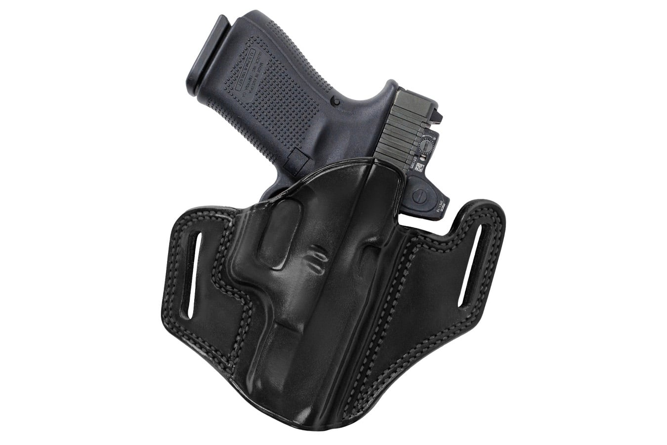Galco Combat Master 2.0 OWB Black Steerhide Holster for Glock 17