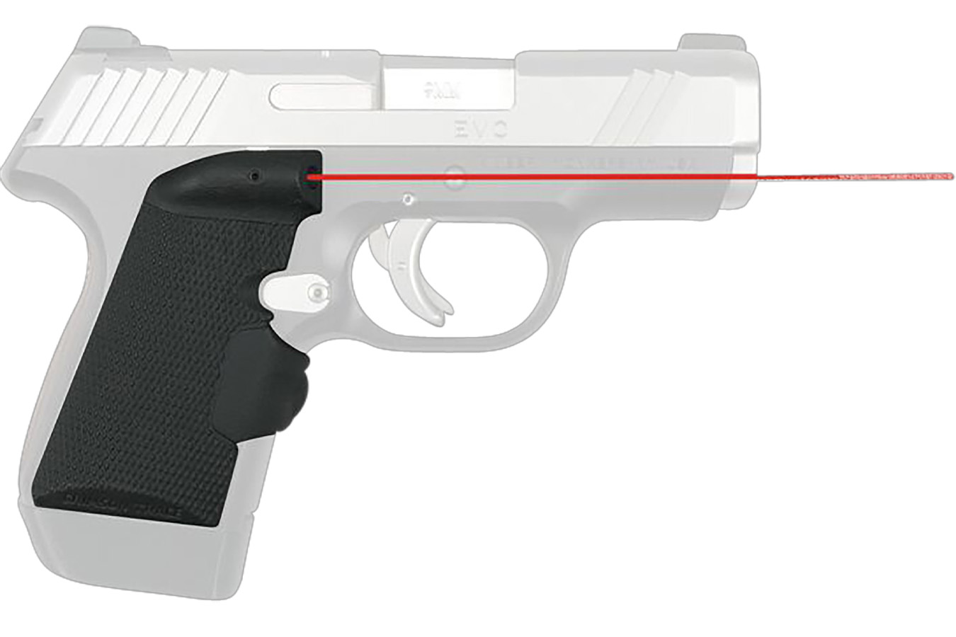 Crimson Trace Lasergrips Fits Kimber EVO SP/TLE/Raptor, Red Laser Black Polymer