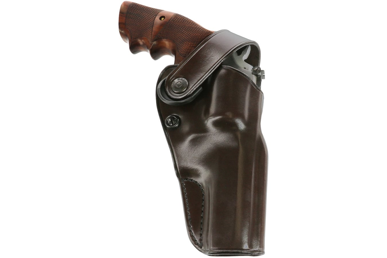 Galco  DAO OWB Havana Brown Steerhide Holster for SW L-Frame