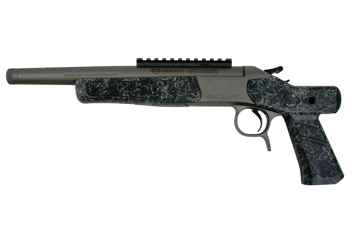 No. 33 Best Selling: CVA INC XP PISTOL .300 BLACKOUT SINGLE SHOT 11.5` THREADED TUNGSTEN BARREL BLACK WEB FUR