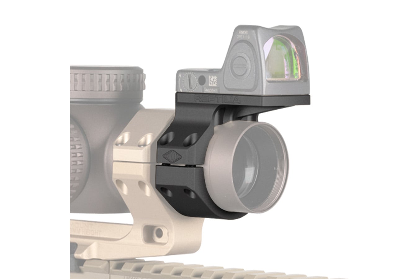 Reptilia ROF-SAR 34mm Optic Mount for Trijicon RMR/SRO Black
