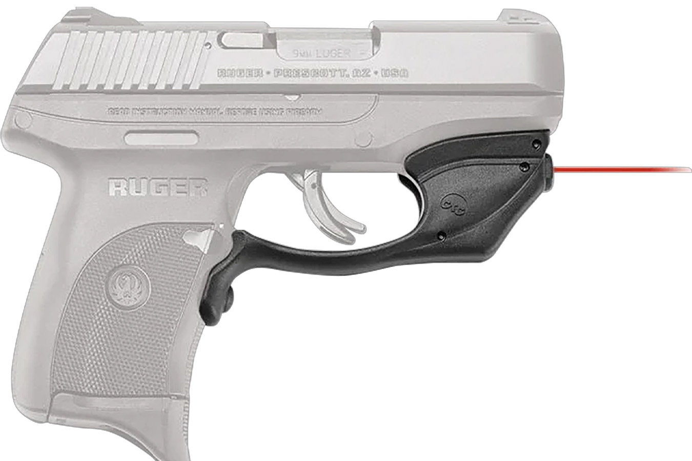 Crimson Trace Laserguard Black Red Laser Ruger EC9S/LC9/LC9S/LC380