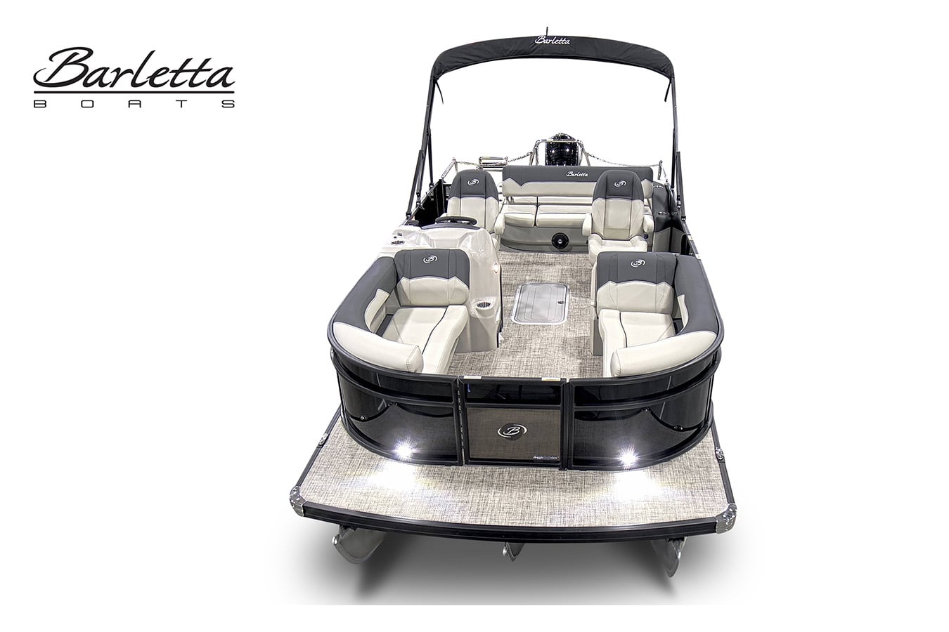 Barletta 2027 Sanza 22UC Black Diamond Pontoon Boat with Mercury 150L Engine