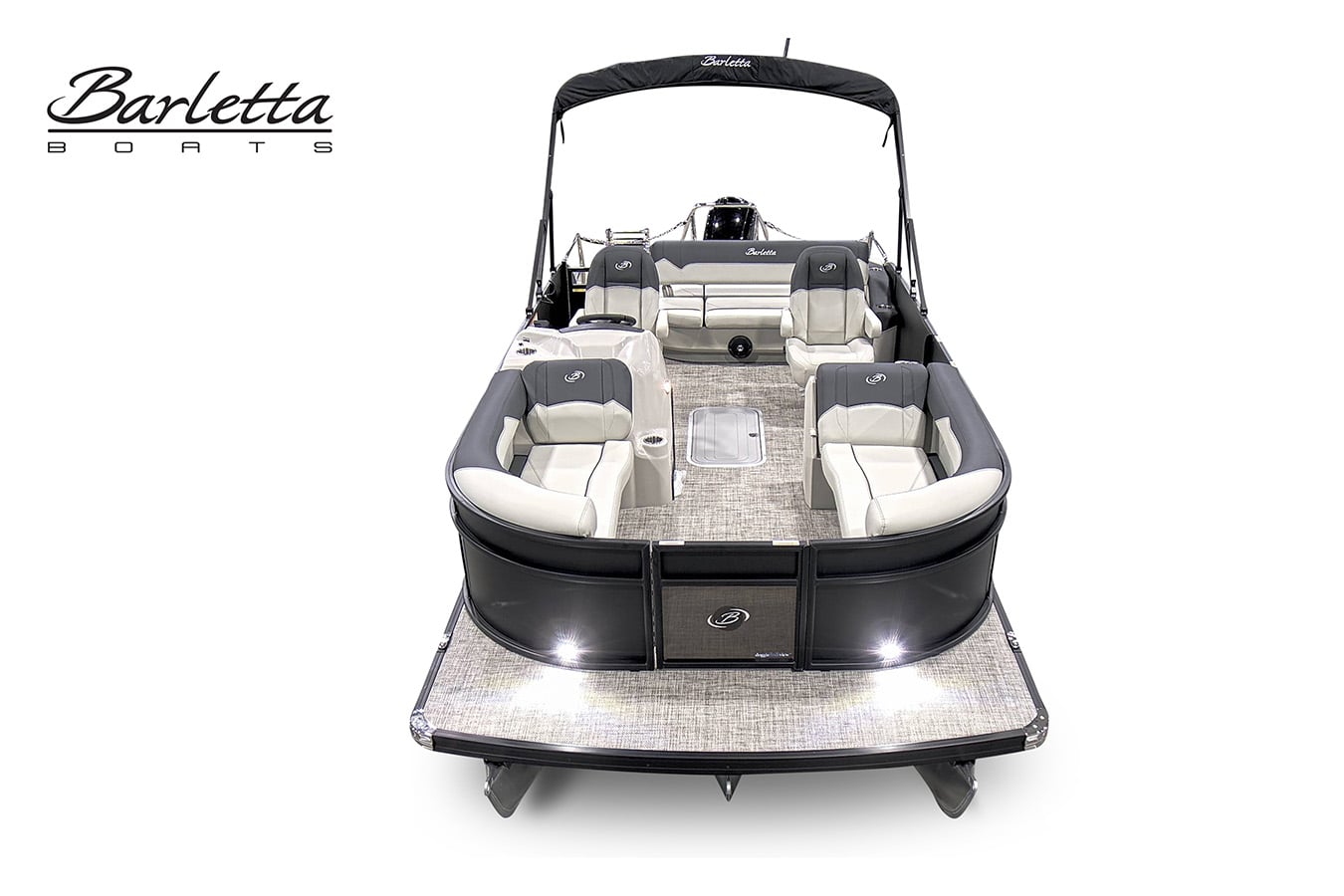 Barletta 2027 SANZA 22UC Ultra Lounge Pontoon Boat with Triple Toon Package and Mercury 150L Engine