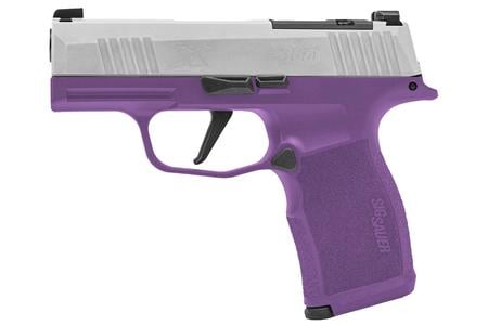 9MM, 3.1IN, X-SERIES, PURP/SS, STRIKER, X-RAY 3, POLYMER GRIP, (2) 12RD MAGS