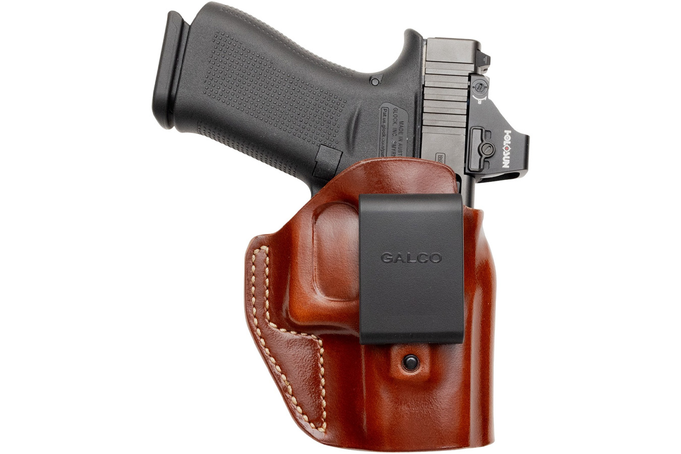 Galco Stow-N-Go Masterbilt IWB Tan Steerhide Holster for Glock 43