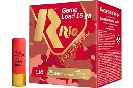 RIO RCHV168    GAME LOAD   16 2.75 8SHT 11/8 25/10