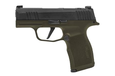 9MM, 3.1IN, X-SERIES, GRN/BLK, STRIKER, X-RAY 3, POLYMER GRIP, (2) 12RD MAGS