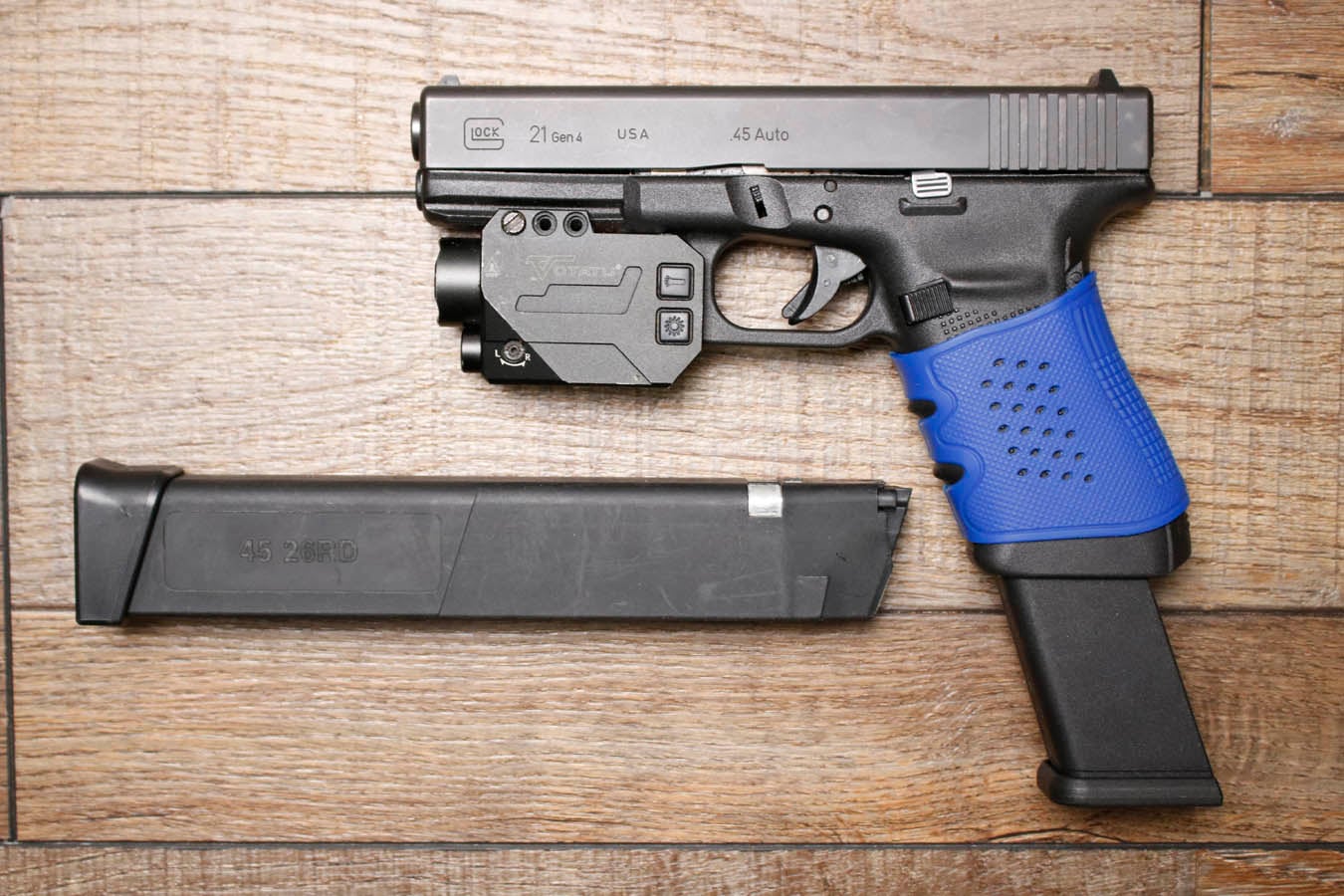 Glock 21 Gen 4 45 ACP Police Trade-In Pistol with Two Magazines