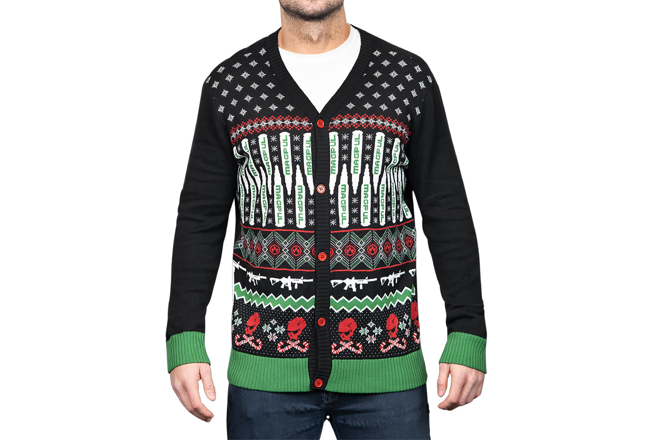 Magpul Krampus Christmas Sweater Multi Color Long Sleeve XL