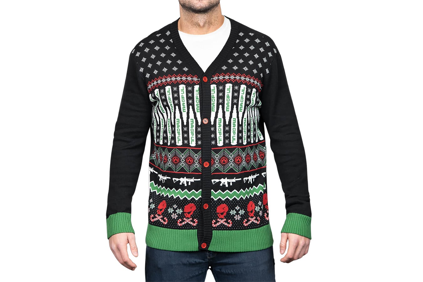 Magpul Krampus Christmas Sweater Multi Color Long Sleeve 3XL