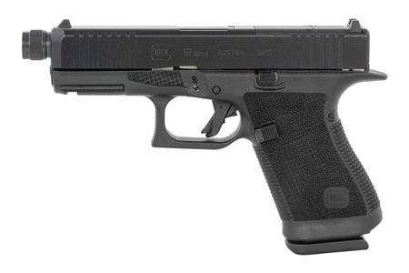 GLOCK 9MM LUGER 15+1 4.02` THREADED BARREL, STEEL OPTIC READY/SERRATED SLIDE