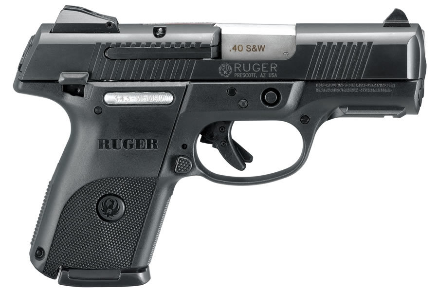 Ruger Sr40c Compact 40 Sandw Black Nitride Centerfire Pistol Le