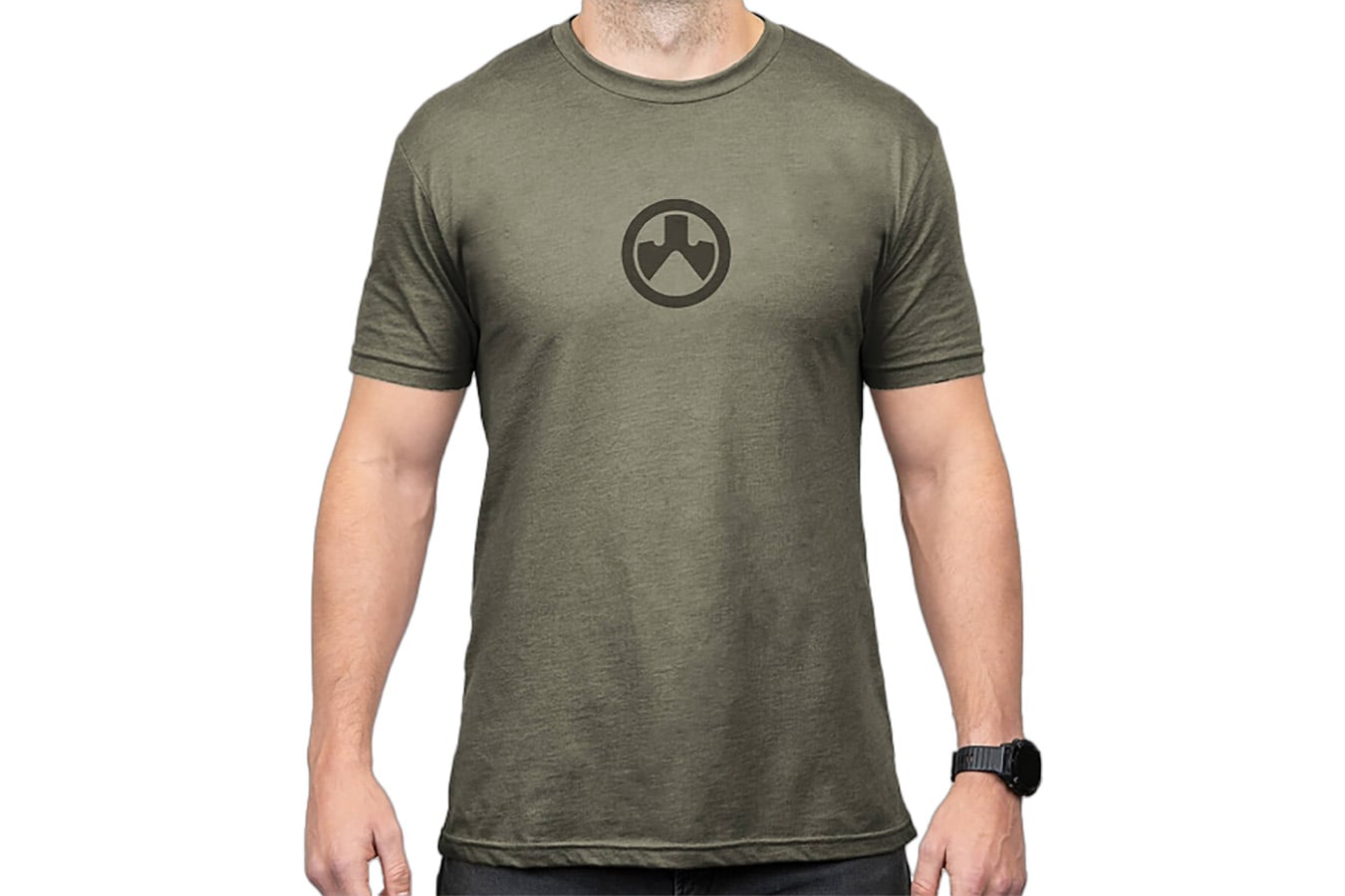 Magpul Icon Logo CVC T-Shirt Olive Drab Heather Medium