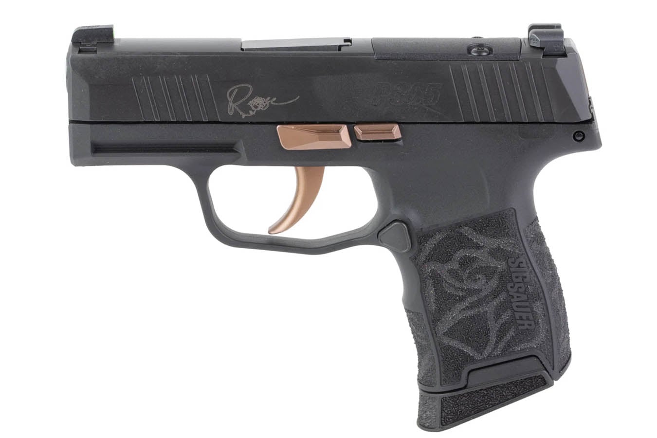 No. 11 Best Selling: SIG SAUER 80 ACP, 3.1IN, ROSE, BLK, STRIKER, X-RAY 3, (2) 10RD MAG, OPTIC READY