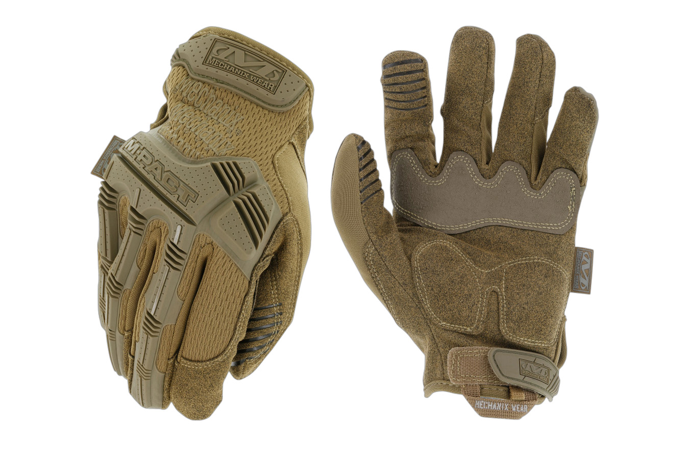 Mechanix Gloves M-Pact Coyote Impact Resistant Tactical Gloves, Medium