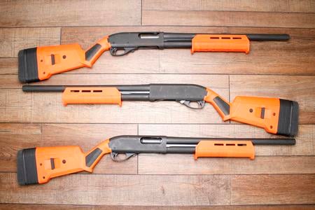 ODRC REMINGTON 870 POLICE MAGNUM 12GA SYNTHETIC ORANGE 18IN USED