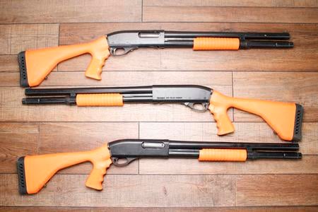 ODRC REMINGTON 870 POLICE MAGNUM 12GA SYNTEHTIC ORANGE EXTENDEDTUBE PISTO GRIP20