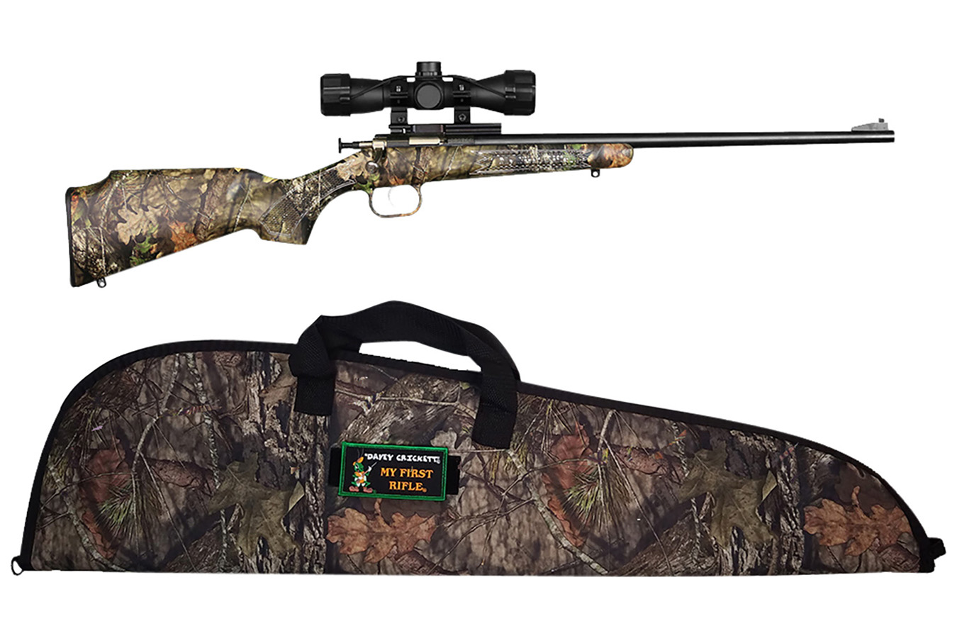 Keystone Crickett 22 LR Bolt Action Rifle with 4x32mm Scope and Soft Case