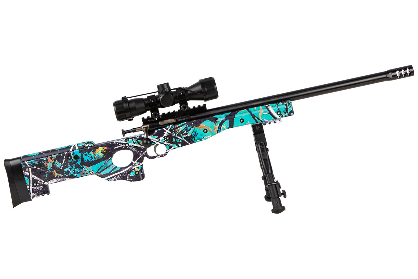 Keystone Crickett Precision 22lr Single Shot Rifle with 4x28 Combat Scope