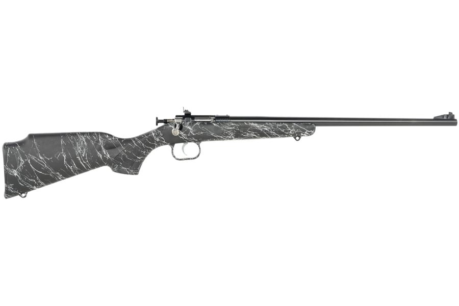 Keystone Crickett 22 LR Bolt Action Rifle with Black White Webbed Stock