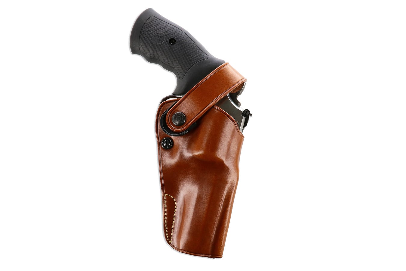 Galco Double Action Outdoorsman Strongside/Crossdraw Belt Holster for Smith & Wesson X-Frame Revolvers – Right Hand – Tan