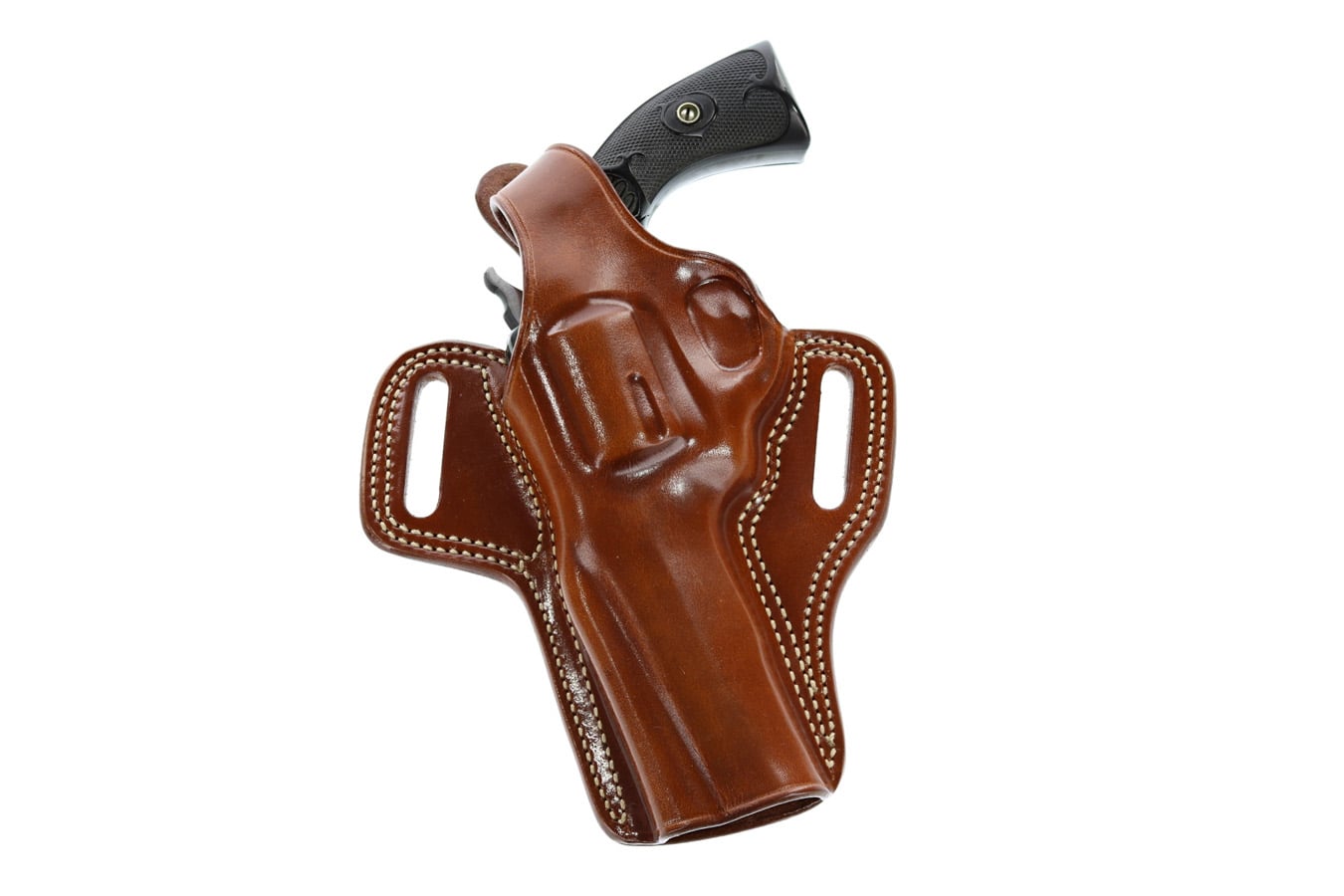 Galco FLETCH High Ride Belt Holster for Smith & Wesson J-Frame Revolvers – Right Hand – Tan