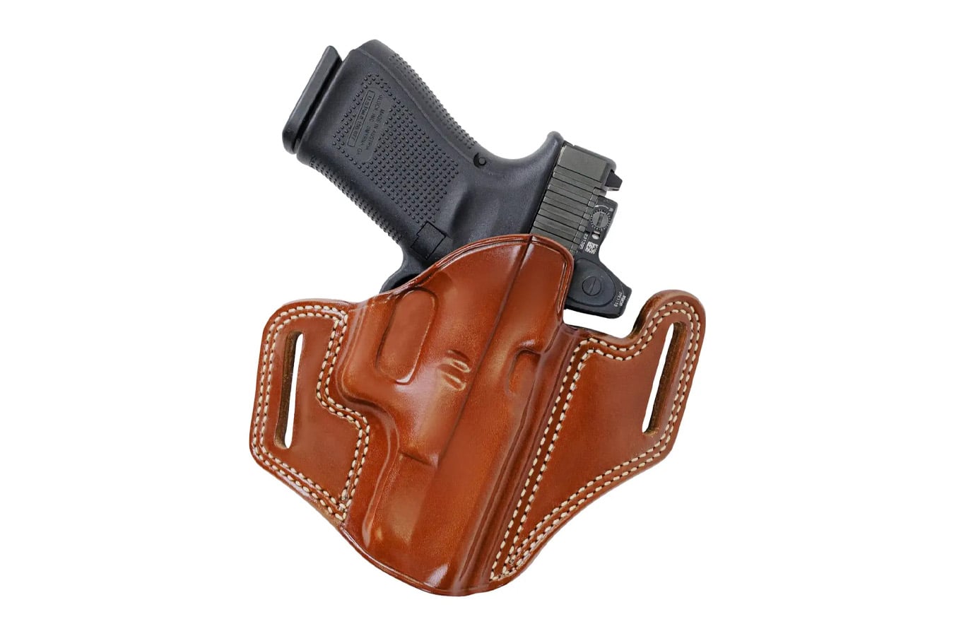 Galco Combat Master 2.0 Belt Holster for Glock 17 Gen 1-6 with or without Red Dot – Right Hand – Tan