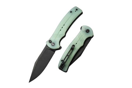 COGENT NATURAL G10 HANDLE BLACK STONEWASHED BLADE