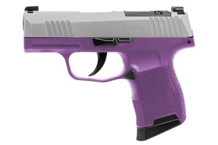 9MM, 3.1IN, PURP/SS, STRIKER, X-RAY 3, POLYMER GRIP, (2) 10RD STEEL MAG, OPTIC 