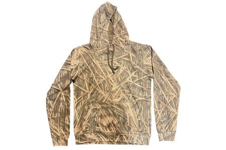 MOSSY OAK TRI-BLEND WASHED OUT HOODIE - SHADOW GRASS