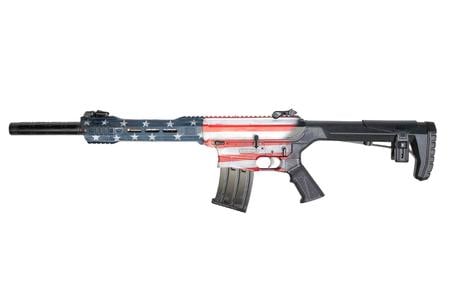 GF25 AR-12 SEMI AUTO 12GA SHOTGUN AMERICN FLAG FINISH