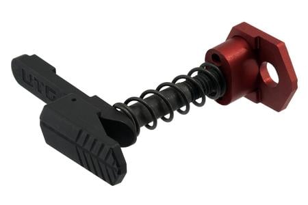 UTG AR15 AMBIDEXTROUS EXTENDED MAGAZINE RELEASE, RED 