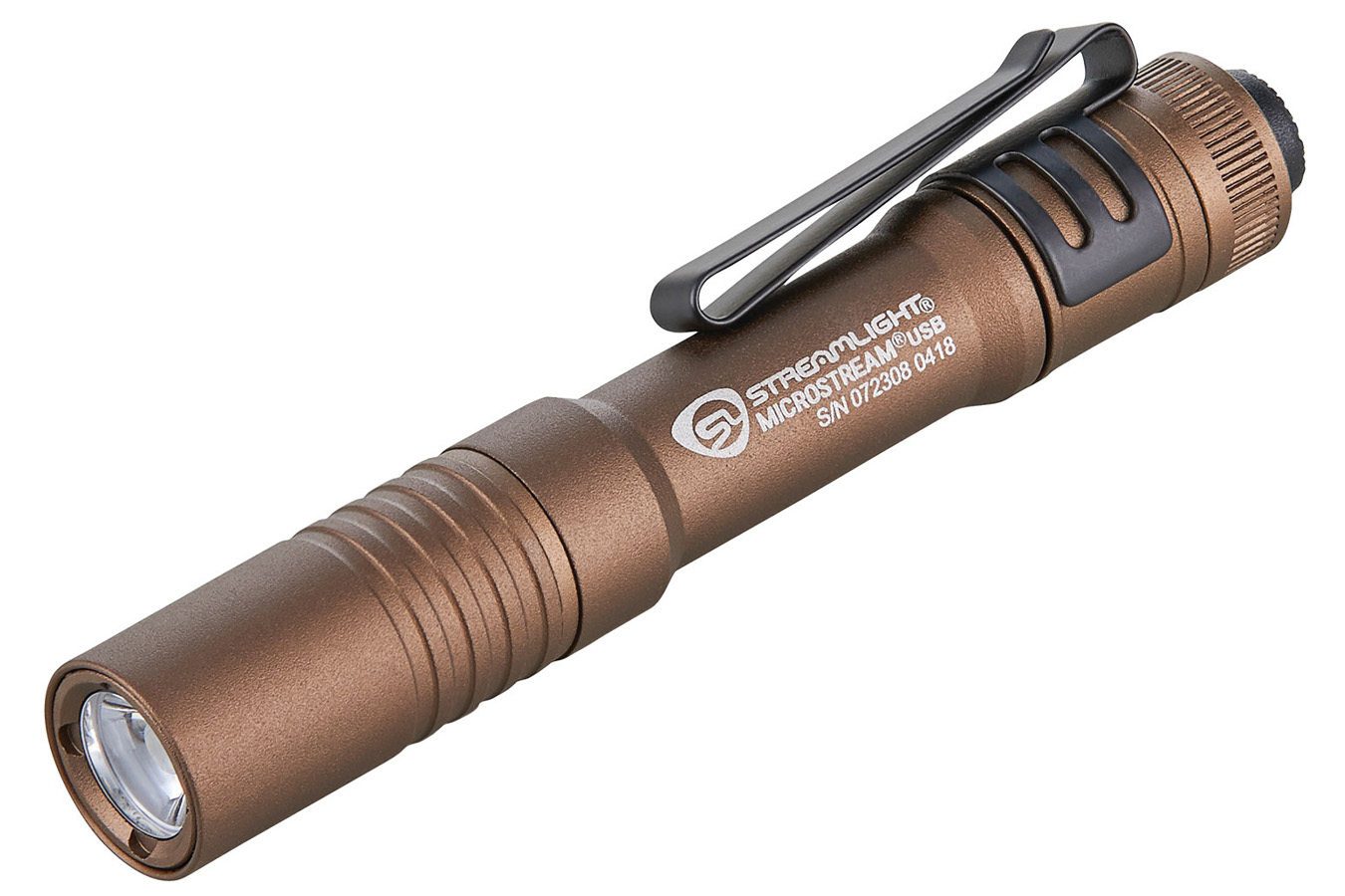 Streamlight MicroStream USB Pocket Light Coyote 50/250 Lumens White C4 LED