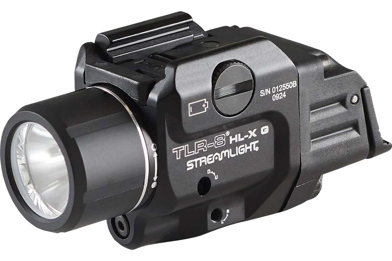Streamlight TLR-8 HL-X G USB Rechargeable Black Rail-Mounted Tactical Light with Green Laser