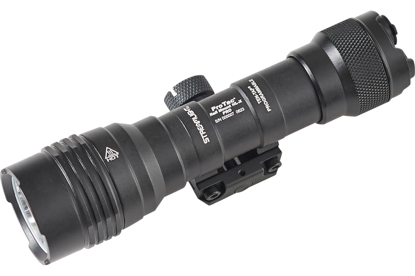 Streamlight ProTac HL-X Rail Mount Black Anodized Aluminum, 60/1000 Lumens, LED Bulb, 447 Meters Beam, Picatinny Rail Mount