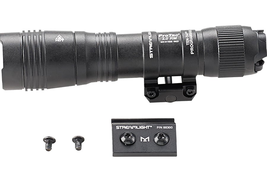 Streamlight ProTac 2.0 Rail Mount Long Gun Light, Black, 2,000 Lumens, USB-C Rechargeable