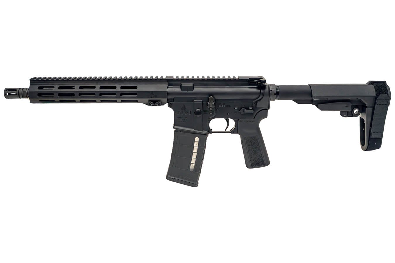 IWI Zion-15 5.56mm AR-15 Pistol with 11.5 Inch Barrel and Mil Spec 6 Position Buffer Tube