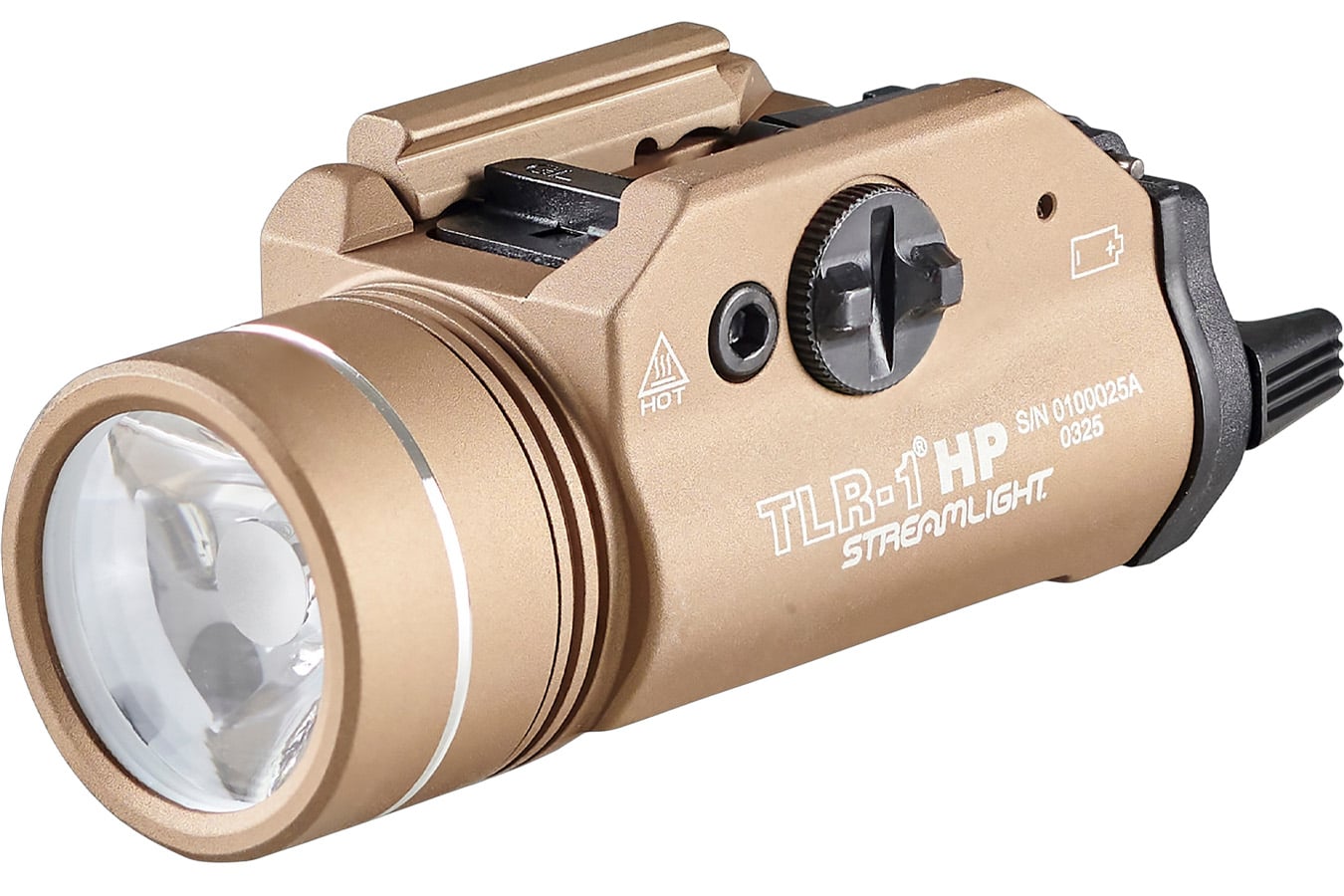Streamlight TLR-1 HP FDE Aluminum 1000 Lumens Rail Mount Mount