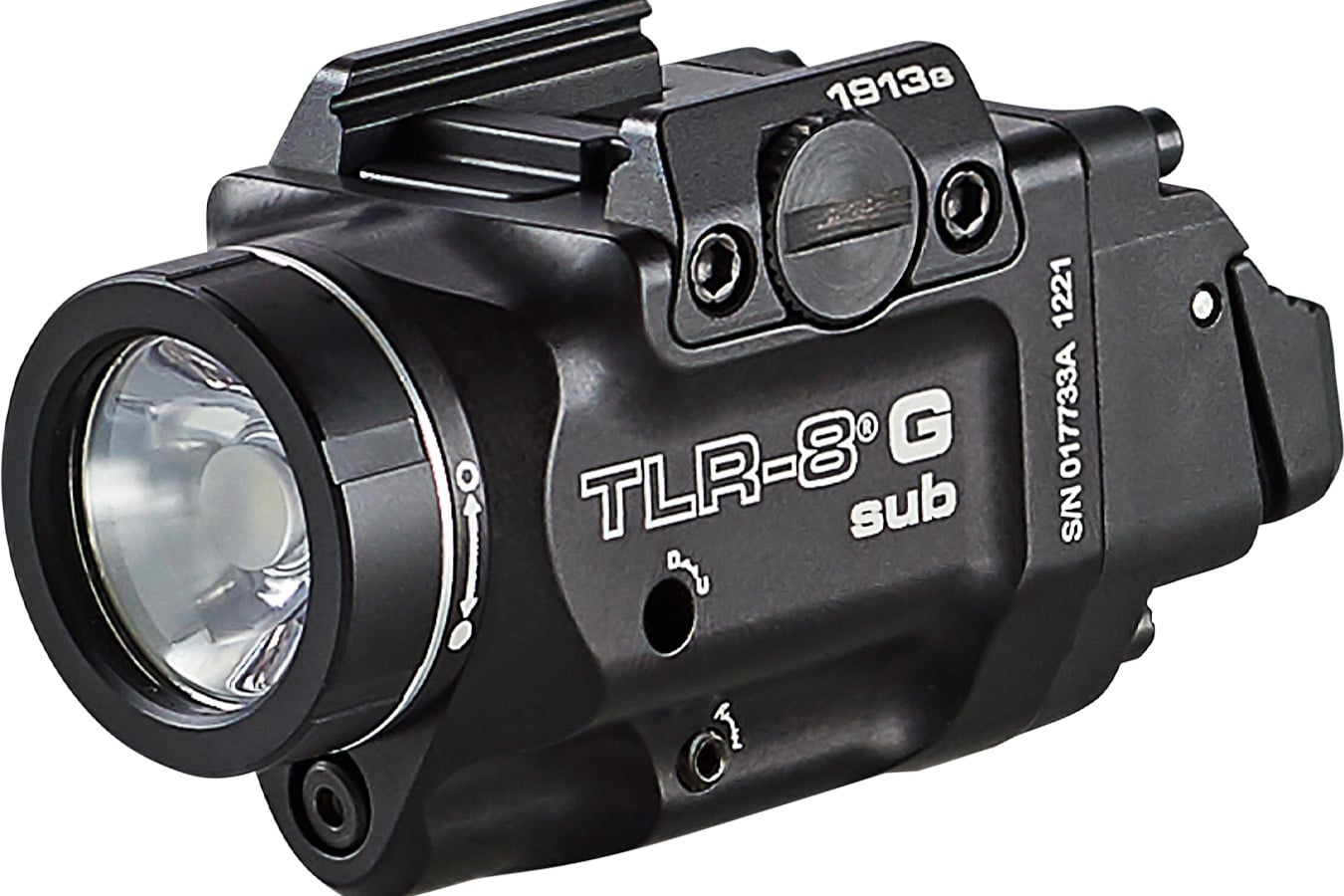 Streamlight TRL-8 G Sub Gun Light with Green Laser Black Anodized 500 Lumens White LED 1913 Short Rail Pistol
