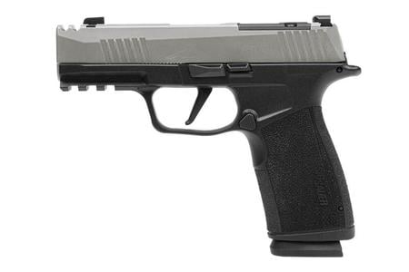 9MM, 3.1IN, COMP, 2-TONE STAINLESS (2) 17RD STEEL MAG, OPTIC READY