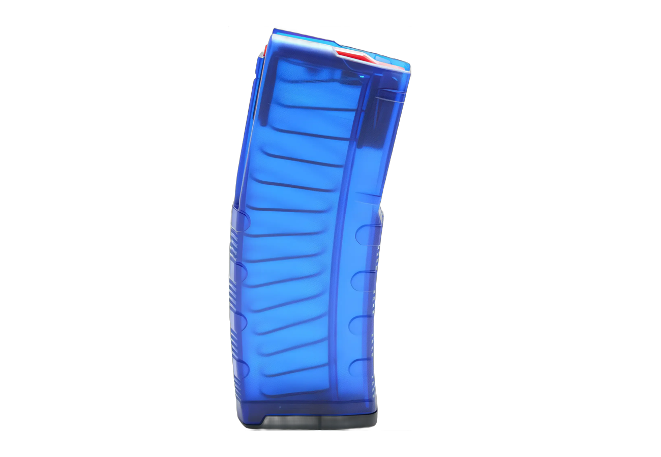 Amend2 AR-15 MOD-C 5.56 30-Round Translucent Blue Polymer Magazine
