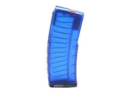 AMEND2 AR-15 MAGAZINE 5.56X45 30RD POLYMER TRANS NRA BLUE